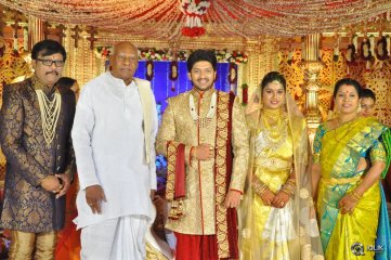 Music Director Koti Son Rajeev Wedding Reception Photos